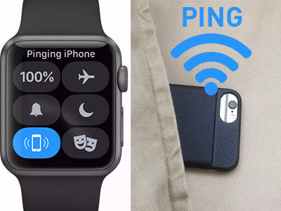 ping phone from apple watch